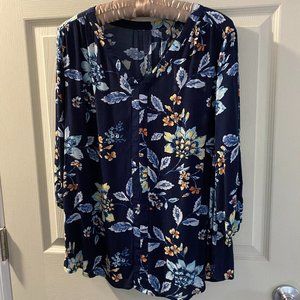 3/4 sleeve pullover  blouse